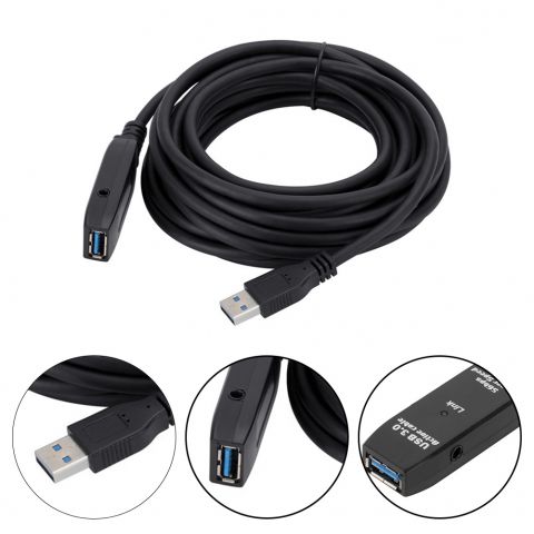 Usb3.0 Extension Cable Male-to-Female Conference Video Signal Am